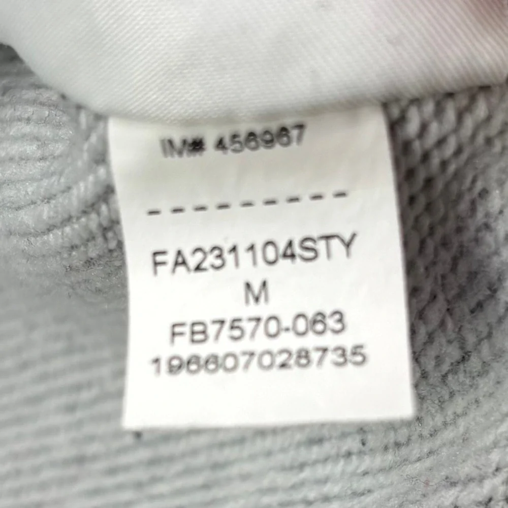 Nike Air Jordan Dri-FIT Hoodie Mens M Gray‎ Double Sided Graphic Fleece Pullover